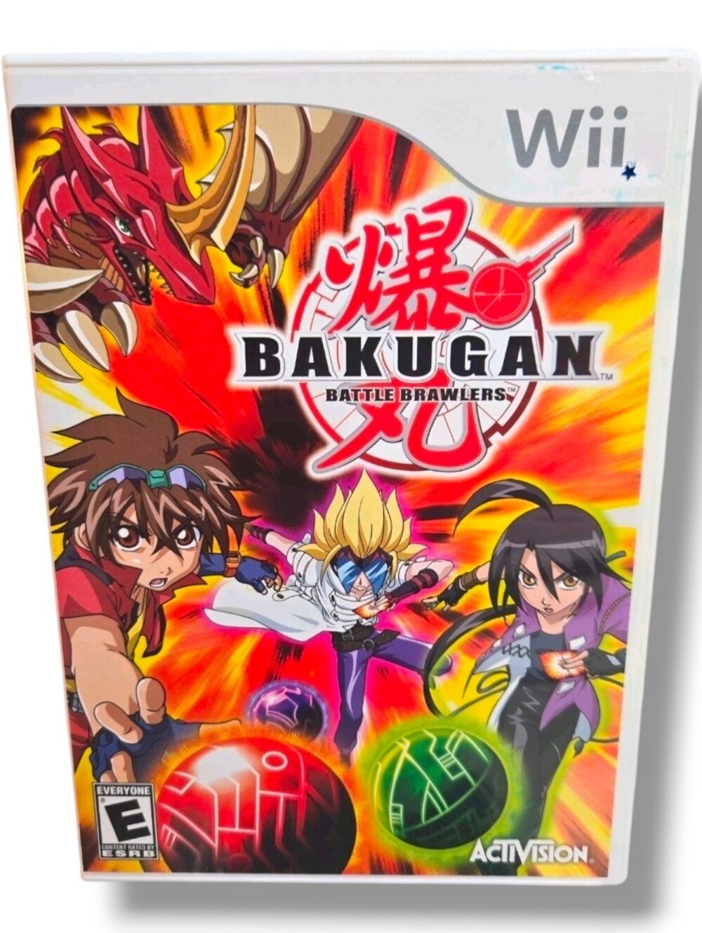 Bakugan Battle Brawlers Nintendo Wii 2009 Complete CIB